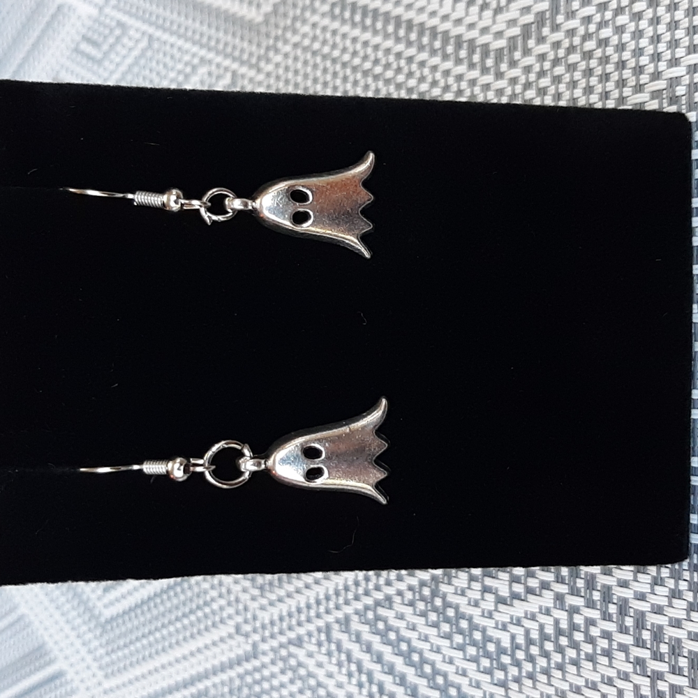 Silver Ghost Earrings